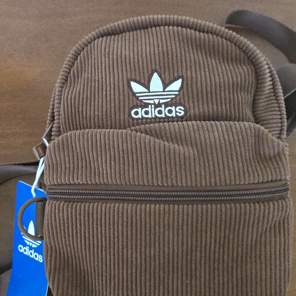Adidas Women's Brown Corduroy Backpack